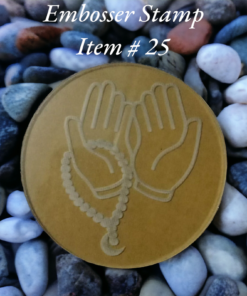 Embosser Stamp Item # 25 ( Dua Hands )