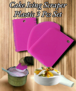 Cake Icing Scraper Plastic 3 Pcs Set