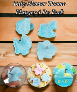 Baby Shower Theme Plunger 4 Pcs Pack