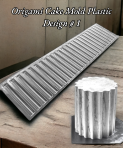Origami Cake Mold Plastic Design # 1