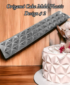 Origami Cake Mold Plastic Design # 2