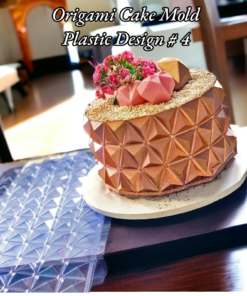 Origami Cake Mold Plastic Design # 4
