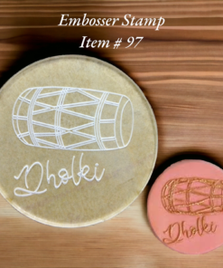 Embosser Stamp Item # 97 ( Dholki )