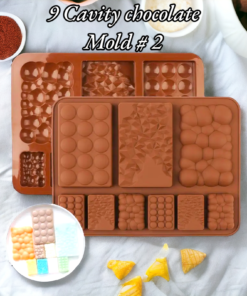 9 Cavity Chocolate Mold # 2