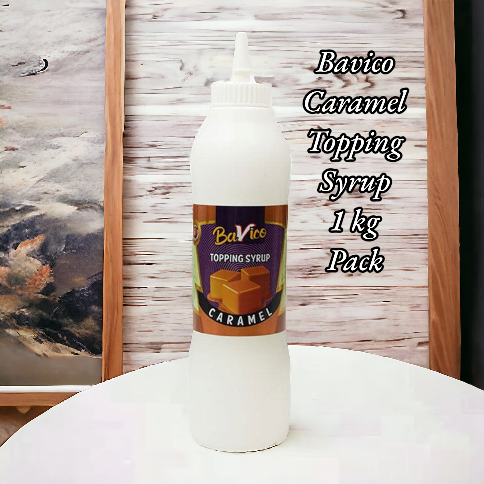 Bavico Caramel Topping Syrup 1 Kg Pack