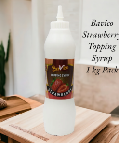 Bavico Strawberry Topping Syrup 1 Kg Pack