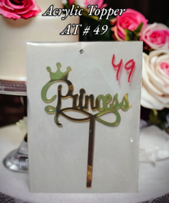 Acrylic Topper AT # 49 (Princess)