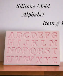 Silicone Mold Alphabet Item # 145