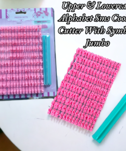 Upper & Lowercase Alphabet Sms Cookie Cutter With Symbols Jumbo