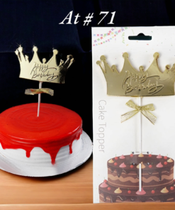 Acrylic Topper AT # 71 (Happy Birthday)