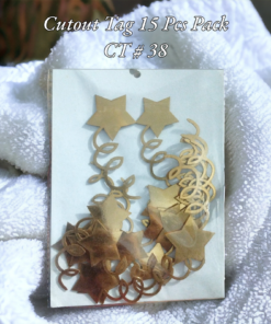 Cutout Tag 15 Pcs Pack CT # 38 (Stars)