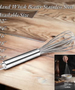 Hand Whisk Beater Stainless Steel