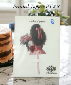 Printed Topper PT # 8