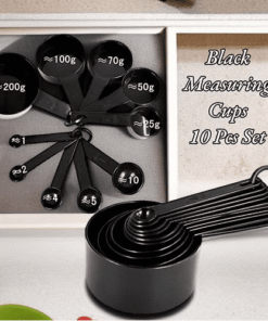 Measuring Cups 10 Pcs Pack (Black)