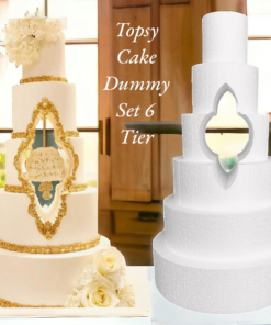 Topsy Cake Dummy Set 6 Tier