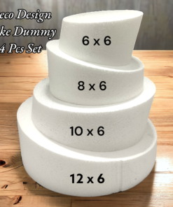 Deco Design Cake Dummy 4 Pcs Set