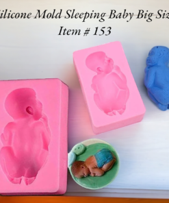 Silicone Mold Sleeping Baby Big Size Item # 153