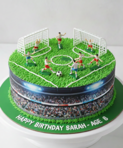 Alternative view of Football Theme Cake Topper