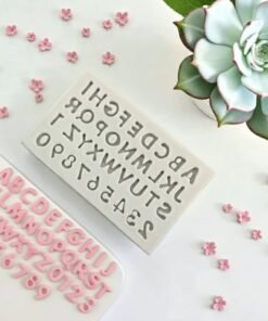 Silicone Mold Mini Alphabet Special for Cupcakes Item # 202