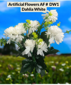 Artificial Flowers AF # DW1 Dahlia White