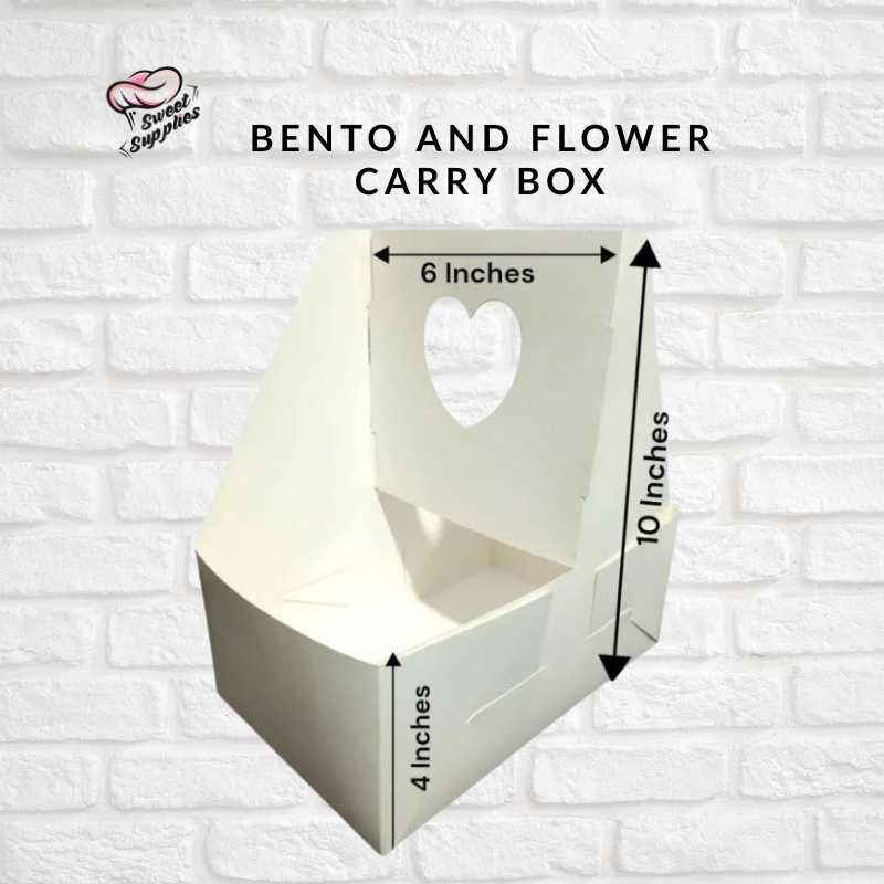 Bento and flower carry box