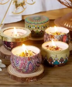 Alternative view of Mandala Scented Candle Printed Box 150 ml ( Random Color )