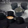 Mate Black Candle Tin Box 50 ml