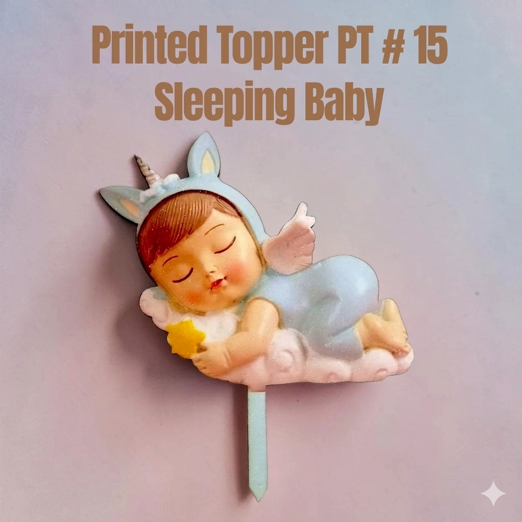 Printed Topper PT # 15 Sleeping Baby