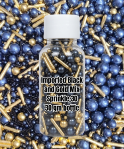Imported Black Gold Mix Sprinkle 30 gm bottle