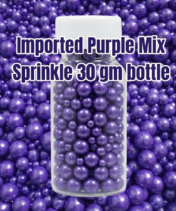 Imported Purple Mix Sprinkle 30 gm bottle