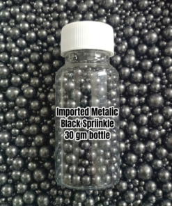 Imported Matelic Black Mix Sprinkle 30 gm bottle