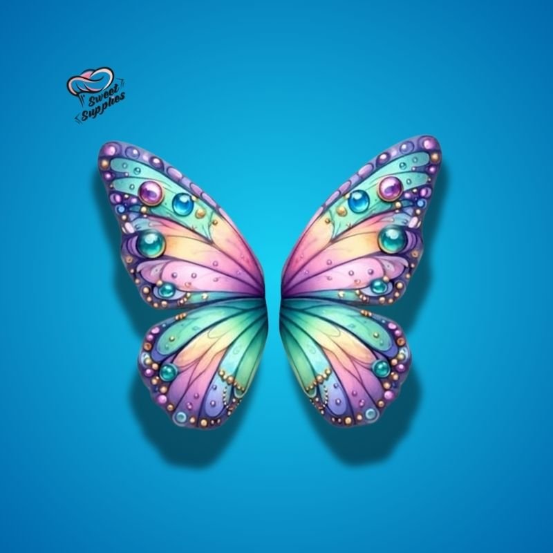 Printed Butterfly Doll Design