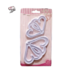Heart in Heart Fondant Cutter Plastic