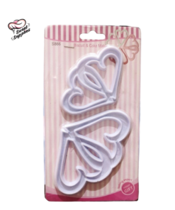 Heart in Heart Fondant Cutter Plastic