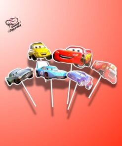 McQueen Car Cake Topper Set
