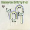 Rainbow and Butterfly Green Topper Set
