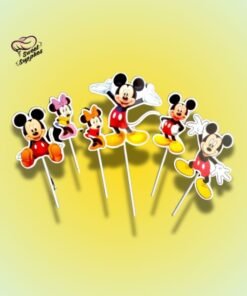 Micky Mouse Theme Cake Topper Set