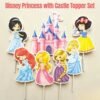 Disney Princess with Castle Topper Set