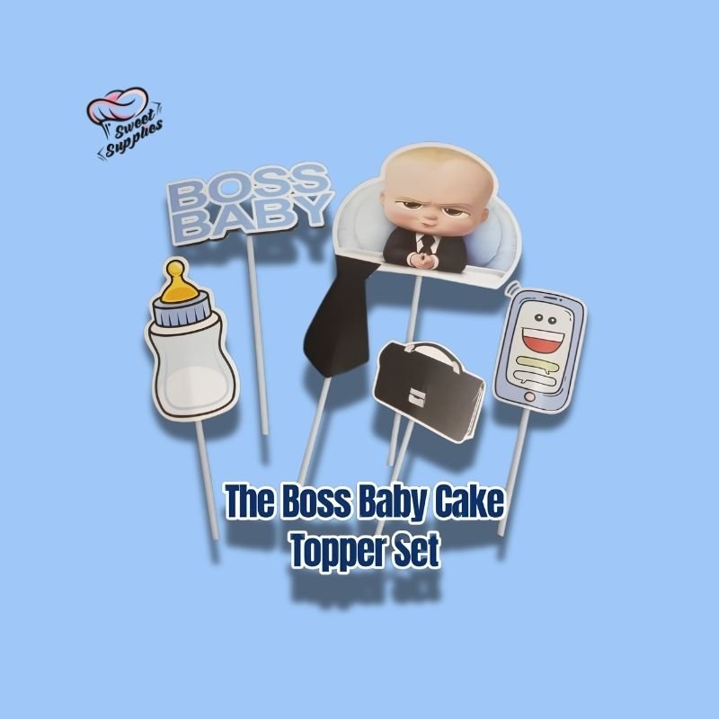 The Boss Baby Cake Topper Set
