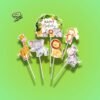 Jungle Theme Cake Topper Set