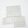 Disney Style Alphabet And Number Silicone Mold