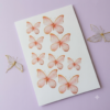 Printed Butterfly Peach Color
