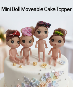 Mini Doll Moveable Cake Topper