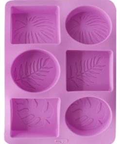 Silicone Mold Soap Oval & Square 6 Cavity