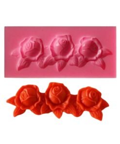 Silicone Mold Triple Rose