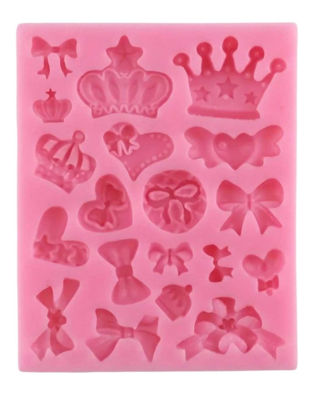 Silicone Mold Bow & Crown
